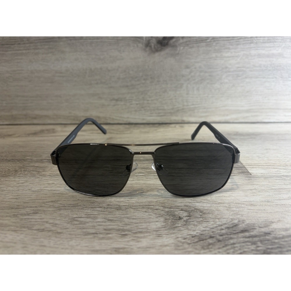 Pugsgear Pugs Style M6 Sunglasses Black Gray Aviator Polarized Frames